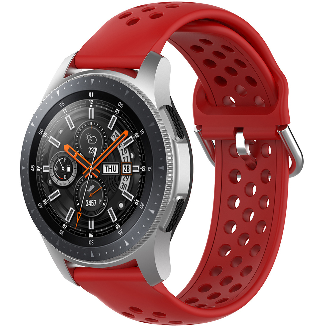 Huawei Watch GT correa deportiva de doble hebilla - roja