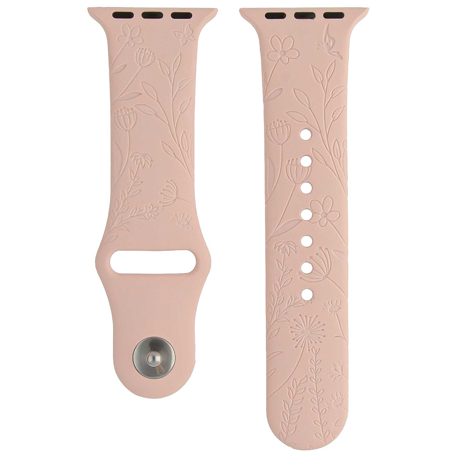Correa deportiva estampada para el Apple Watch - rosa floral