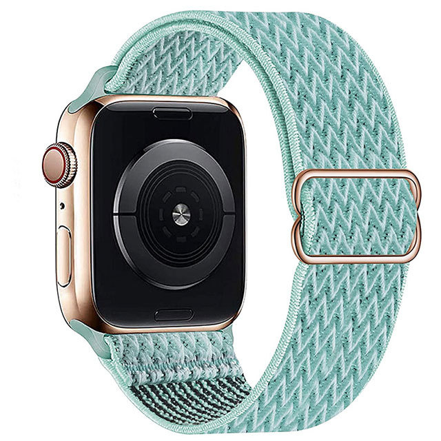 Correa solo de nailon para el Apple Watch - verde azulado