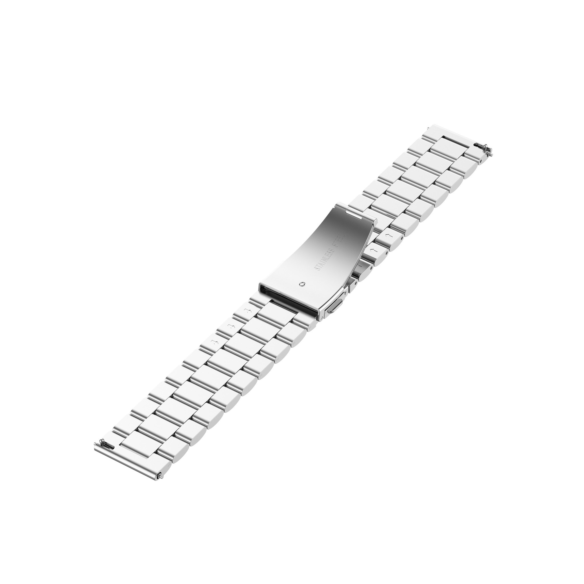 Correa de eslabones de acero con cuentas para el Samsung Galaxy Watch - plata