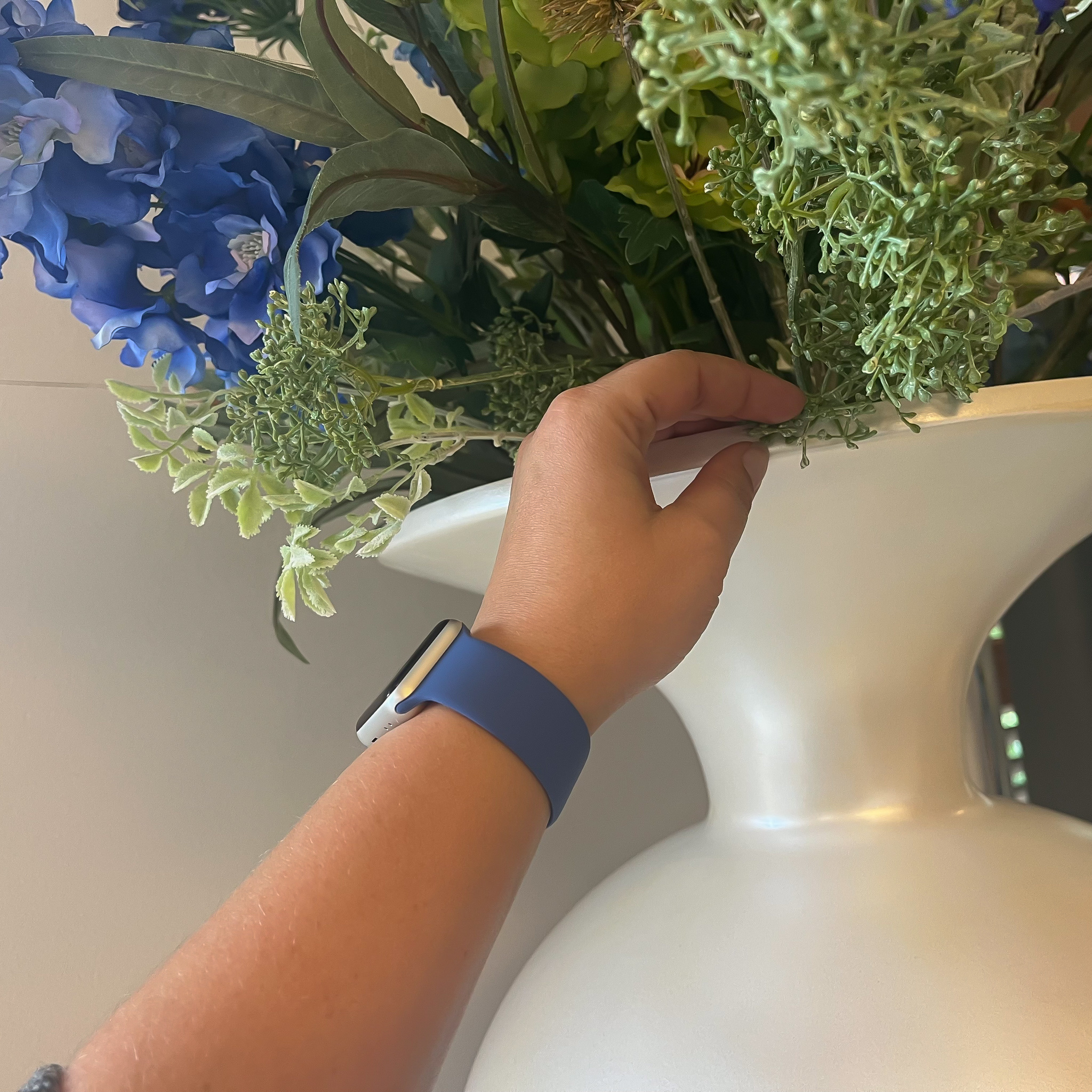 Correa deportiva solo loop para el Apple Watch - azul tomales