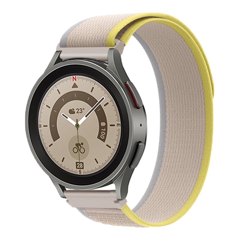 Samsung Correa de nylon Galaxy Watch - amarillo beige
