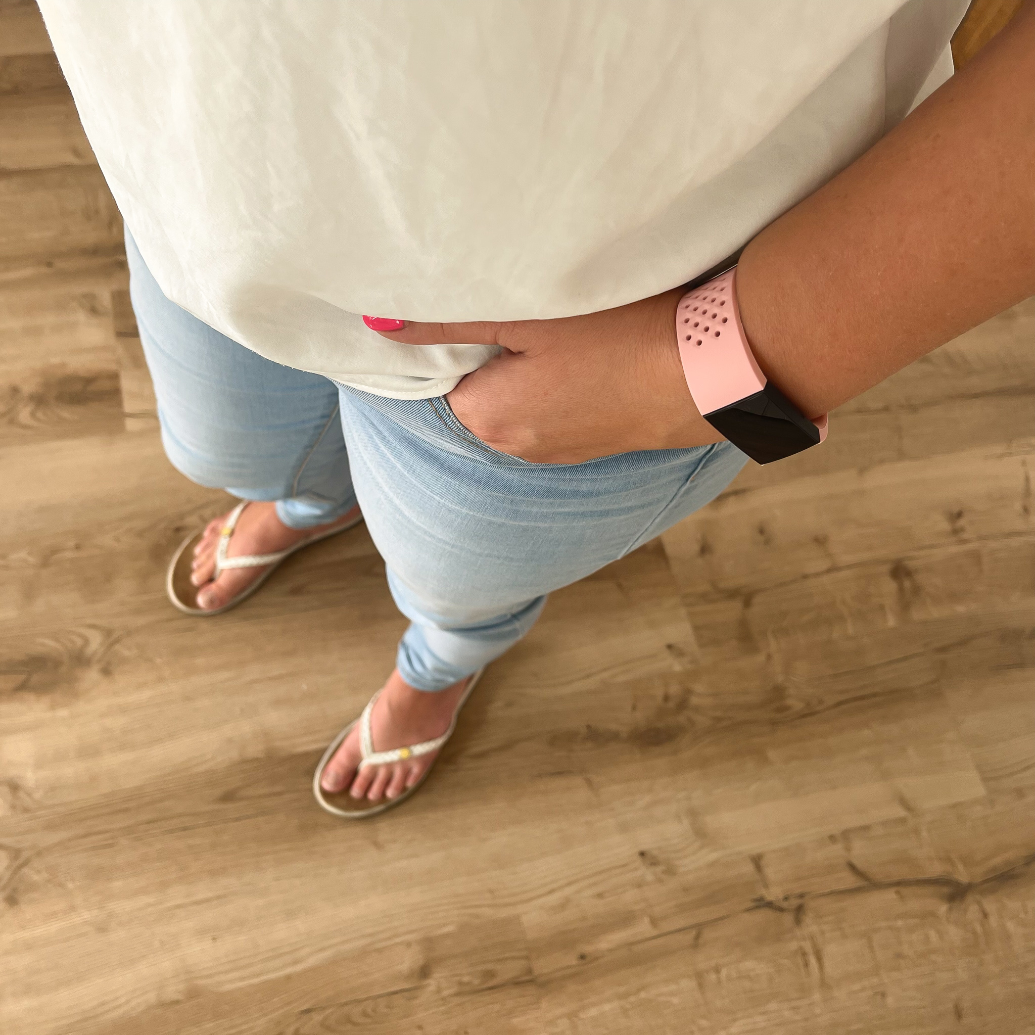 Correa deportiva point para el Fitbit Charge 3 y 4 - rosa