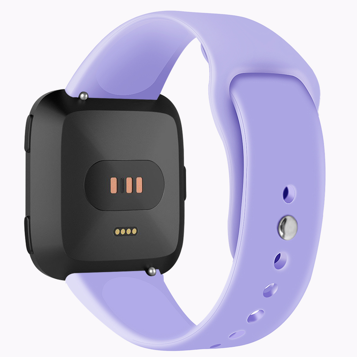 Correa deportiva de silicona para el Fitbit Versa - morado claro