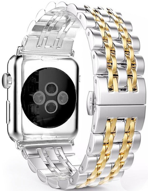 Apple Watch eslabón de acero inoxidable - oro plateado