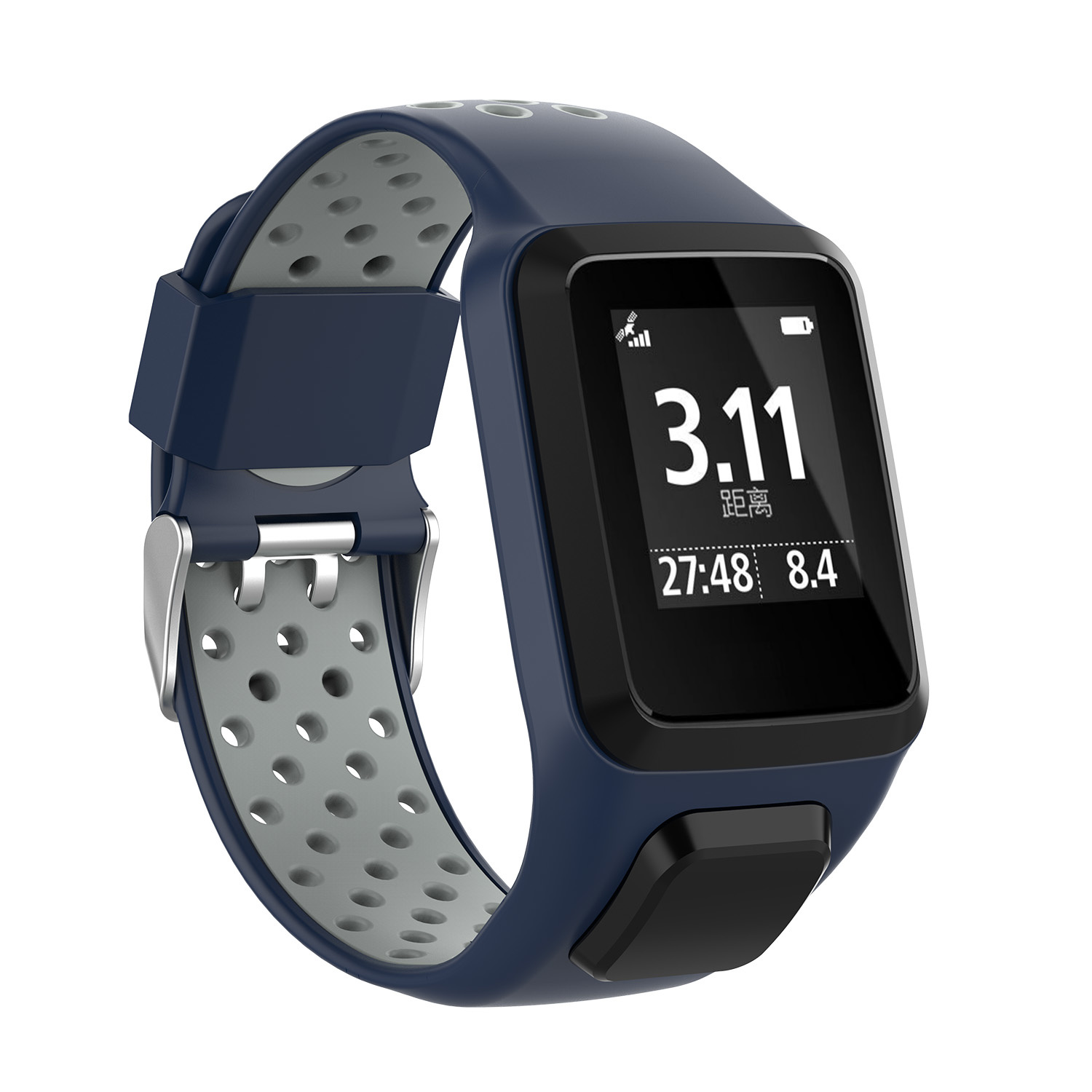 TomTom Runner / Spark / Neumático deportivo doble Adventure - gris azul oscuro