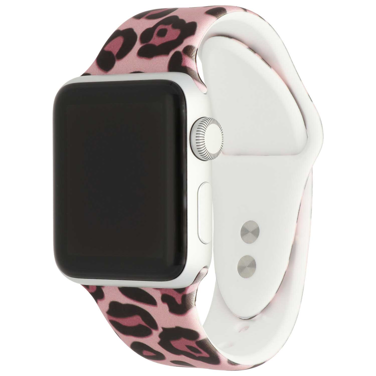 Correa deportiva estampada para el Apple Watch - pantera rosa claro