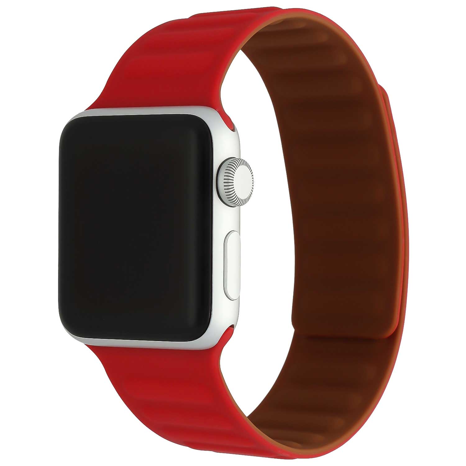 Correa deportiva individual acanalada para el Apple Watch - roja