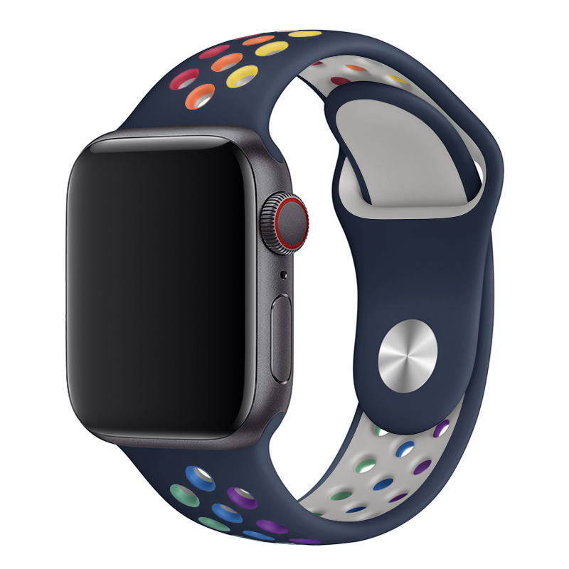 Apple Watch doble banda deportiva - color azul oscuro