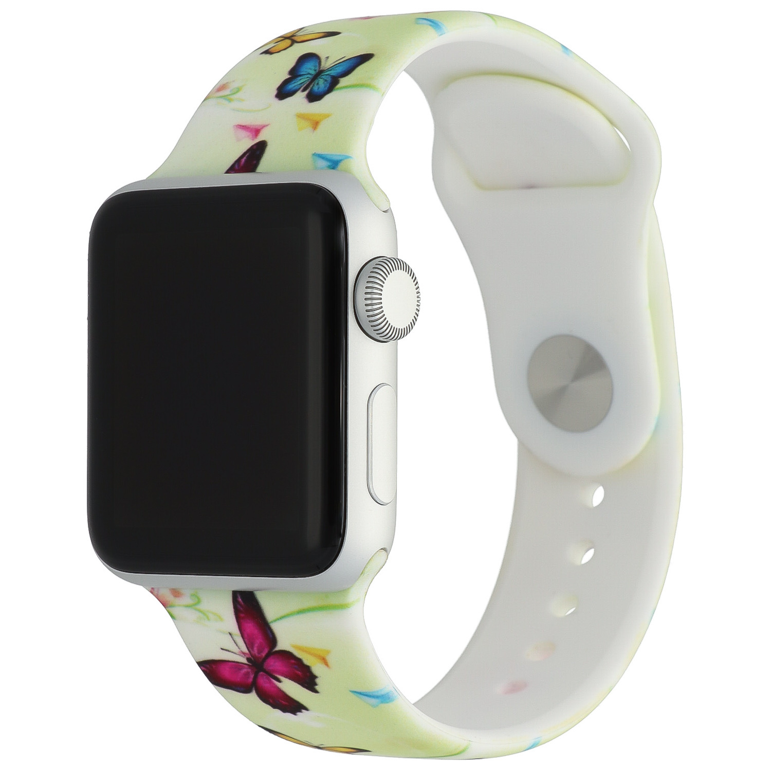 Correa deportiva estampada para el Apple Watch - mariposa
