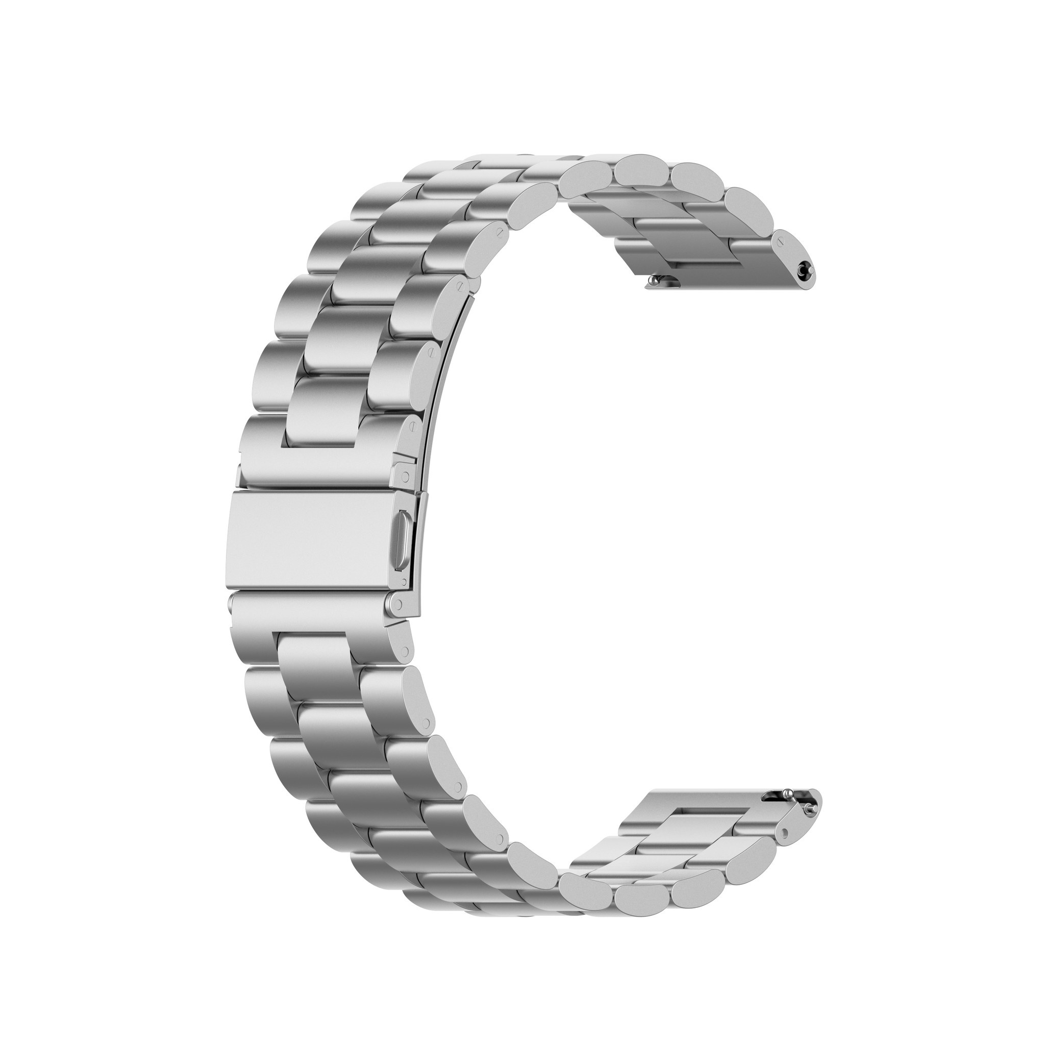 Correa de eslabones de acero con cuentas para el Samsung Galaxy Watch - plata