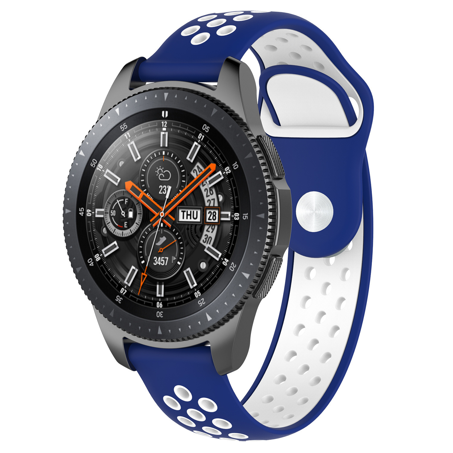 Polar Ignite doble banda deportiva - azul y blanca