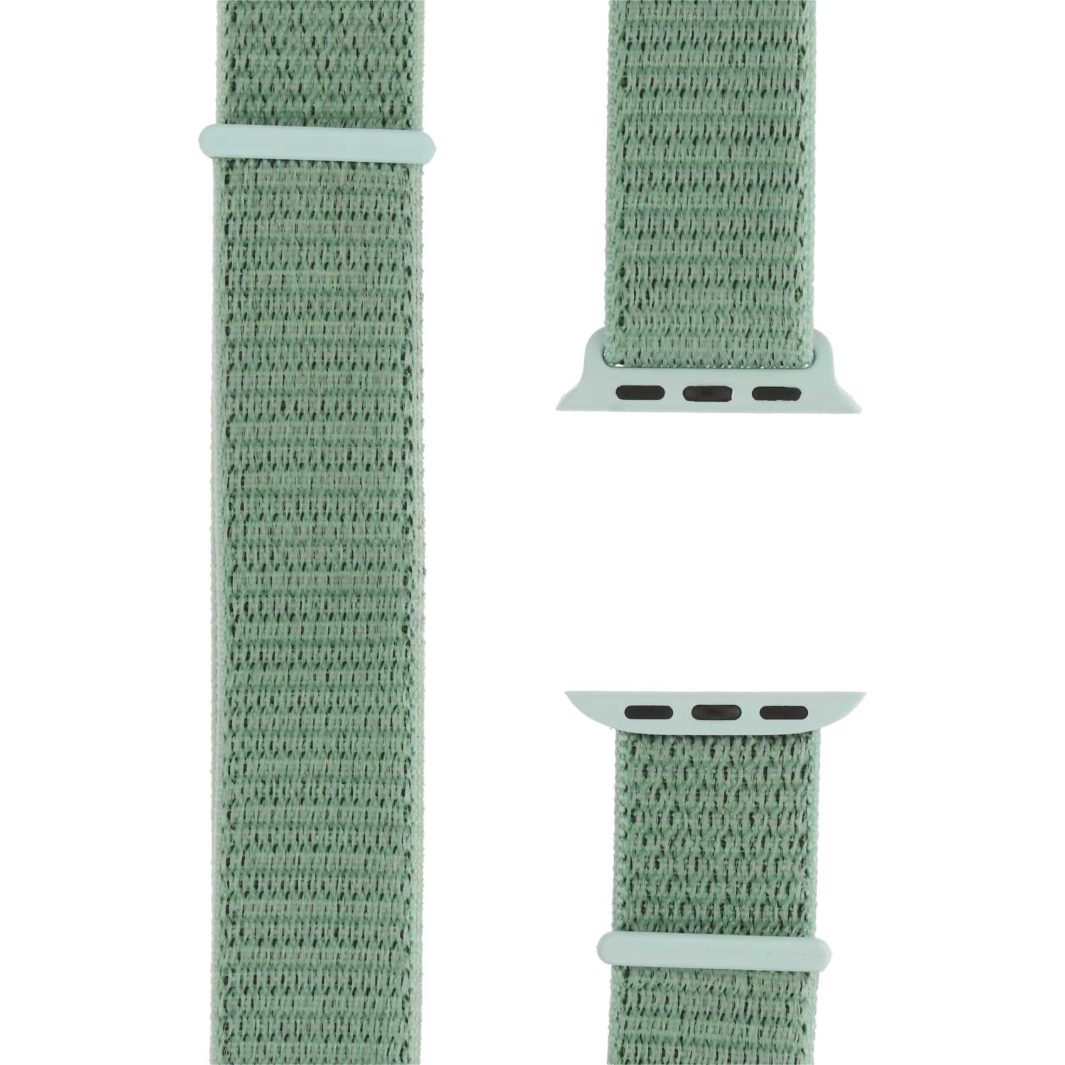 Correa loop deportiva de nailon para el Apple Watch - verde