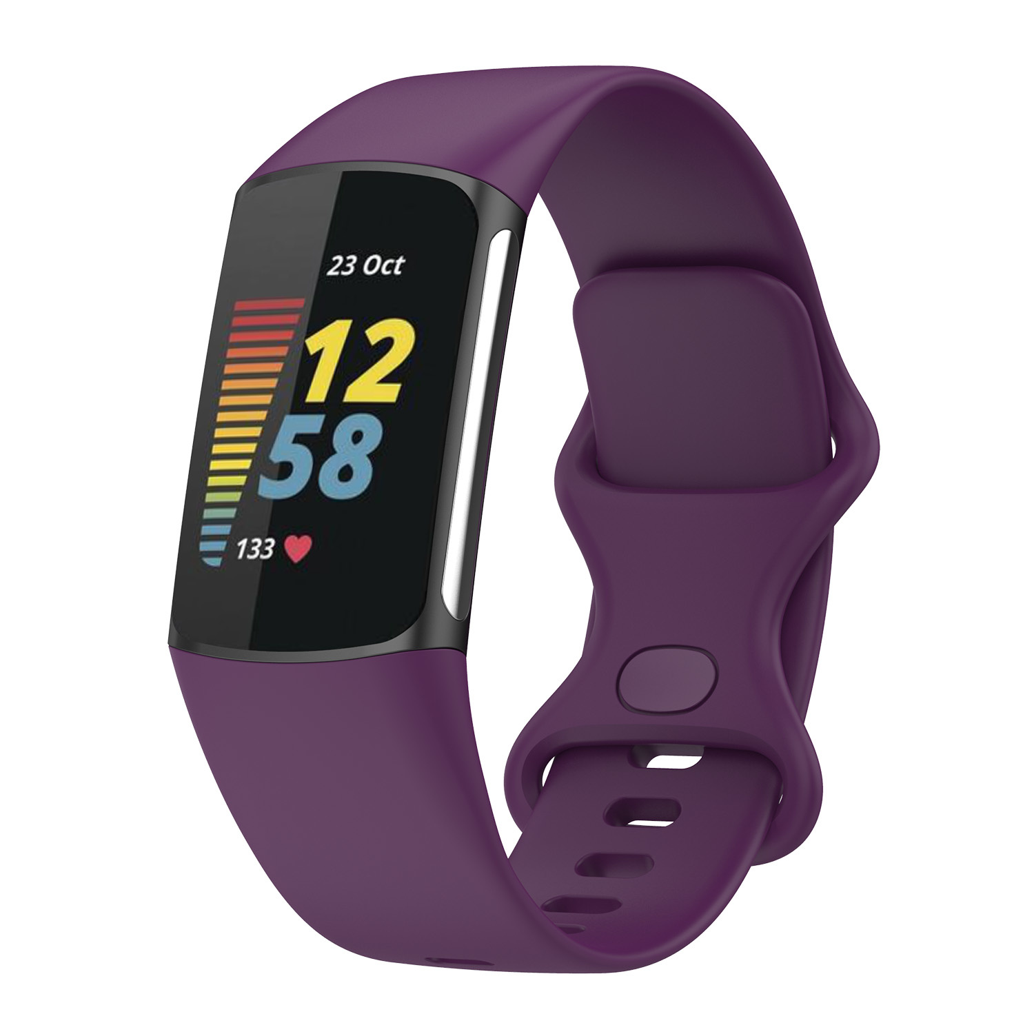 Fitbit Charge 5 bandas deportivas - morado
