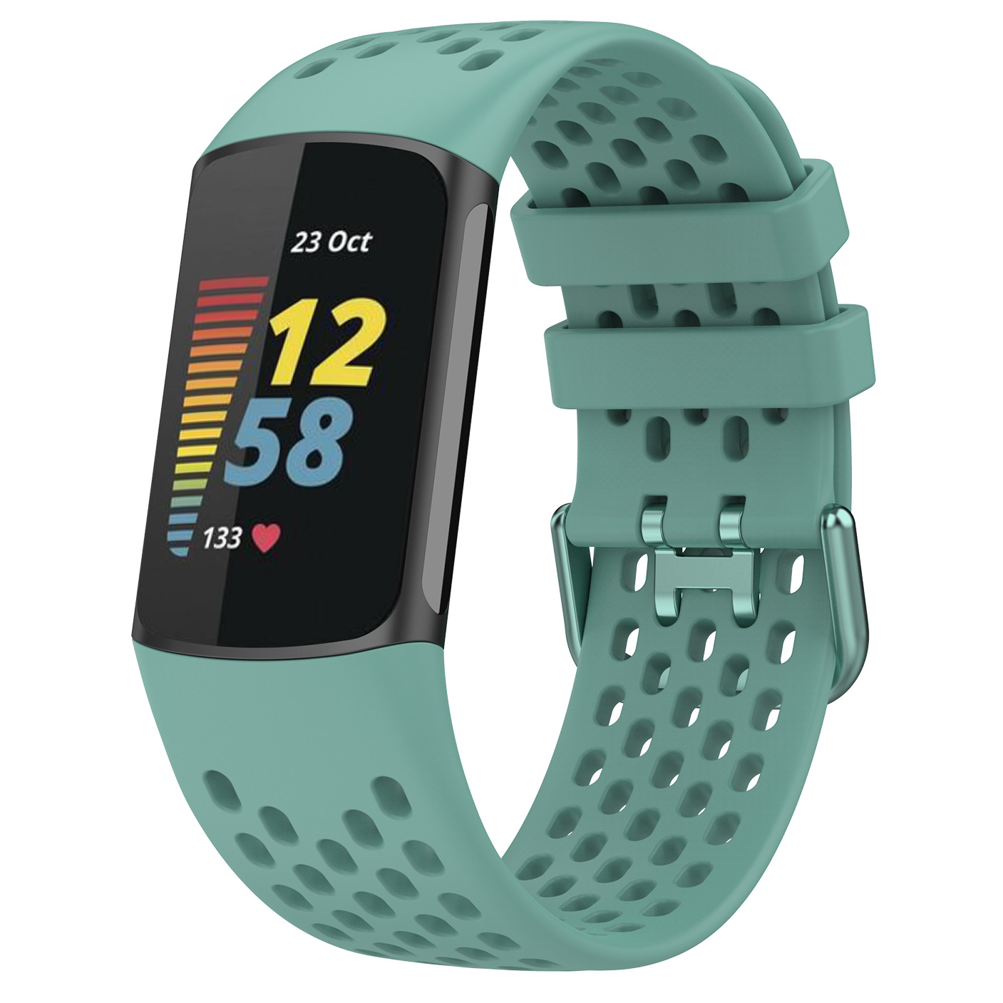  Fitbit Charge banda 5 puntos sport - verde pino
